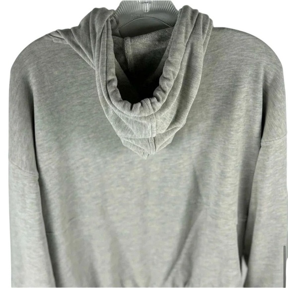 Lou & Grey Women's Gray Hoodie Medium Casual Drawstring Pullover - Picture 5 of 11